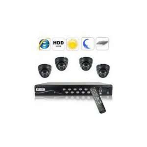   Complete 4 Camera Surveillance System with 500 Gb DVR