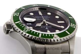 ROLEX SUBMARINER 16610LV GREEN ANNIVERSARY NICE  