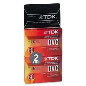  Digital Video Cassette (Camcorder Tape)   60 Minutes, Two 