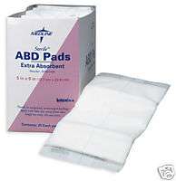 Medline Non Sterile Abdominal ABD 8x10 Pads Case Absorb  