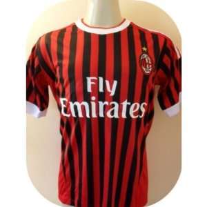 AC MILAN # 70 ROBINHO HOME SOCCER JERSEY ADULT SMALL.NEW