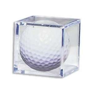  Golf Ball Acrylic Display Case Cube  Case of 12 Sports 