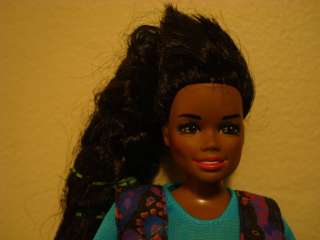 1987 Mattel Black Barbie African American + CLOTHES 80s Vintage Old 