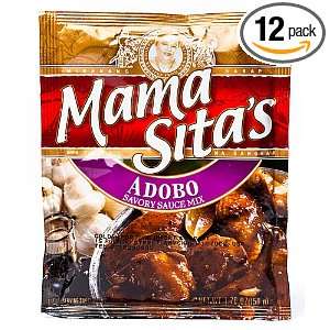 Mama Sitas Adobo Savory Sauce Mix 50g (Pack of 12)  
