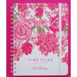   Time Flies Large Datebook Agenda Planner Roses COLOR BY NUMBERS