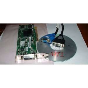   Profile Dual Display AGP Video Card + VGA Cable/Drivers Electronics