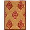  Rug   Beige/Red 24x67 Rectangle Patio Rug 