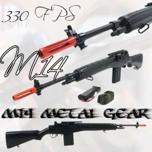  M14 Sniper Metal Gear Automatic Airsoft Rifle Gun M 14 