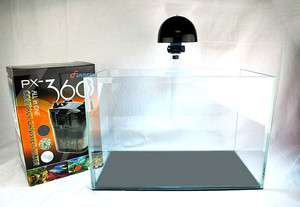   Wright   Low Iron Glass, 6 Gallon Nano Aquarium Cliplight PX 360