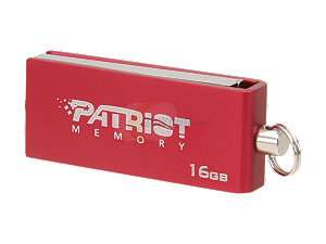    Patriot Swing 16GB USB 2.0 Flash Drive (Red) Model 