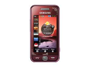 Samsung Star Red Unlocked GSM Bar Phone w/ 3 Touch Screen / Bluetooth 