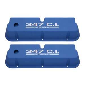    ANSEN 7637 SB Ford Aluminum Valve Covers 347 Blue Automotive