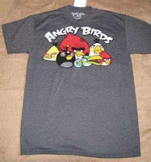 ANGRY BIRDS *Group* Adult Mens Tee T Shirt sz S  