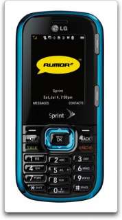  LG Rumor 2 Phone, Blue (Sprint) Cell Phones & Accessories