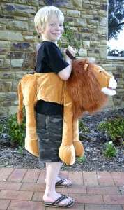 NEW* Kids Safari Wrap n Ride Lion Costume with Puppet Feature