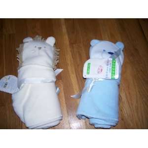    Babies Alley Soft Fleece Animal Blanket with Cap (Bear) Baby
