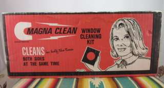 Vintage Magna Clean Two Sided Window Washing Kit For High Floors and 