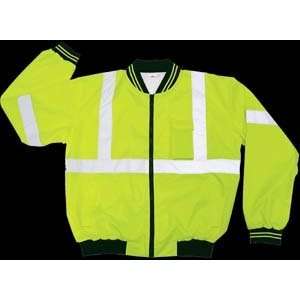 Windbreaker Light Weight Jacket, ANSI Class 3, Color Lime, Heavy duty 