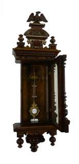 Beautiful Antique German wall clock Cooperation Gustav Becker/Carl 