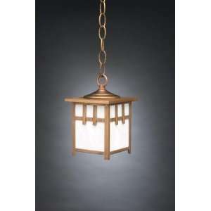 Northeast Lantern 1512 DAB MED WHT Hanging Dark Antique Brass Medium 