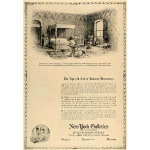   Galleries Antique Period Furniture   Original Print Ad