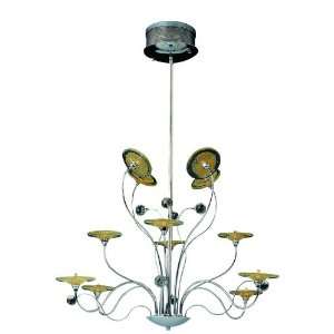   Art Deco / Retro Up Lighting Chandelier from the Lilly Collection