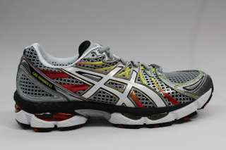 Asics Gel Nimbus 13 Lightning Metallic Silver Mens Running Shoes T142N 