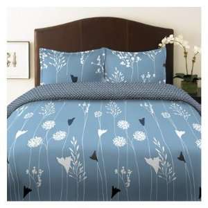   Ellis 182480/91/92 Asian Lily Comforter Set in Blue