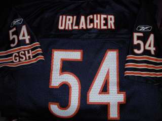 REEBOK AUTHENTIC NFL EQUIPMENT CHICAGO BEARS # 54 URLACHER JERSEY 