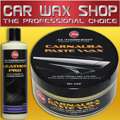 Car Wax Shop Carnauba Paste Wax 16oz and Leather Cleaner & Protection 