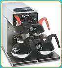 new bunn cwtf15 3 decanter coffee brewer w 3 warmers