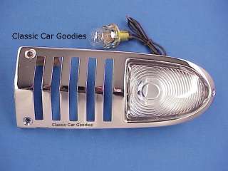 1951 Chevy Park Lights (2) New Chrome Steel / Glass  