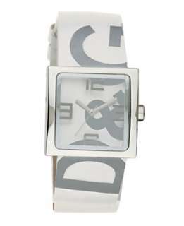 Watch, Womens Andy White Leather Strap DW0036