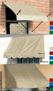 awning styles sizes colors just click on your desired style