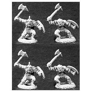  Orcs with Axes (4) (OOP) Toys & Games