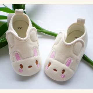 Sweet Baby Girls Lovely Rabbit Soft Sole Shoes 6 12m  