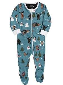 New Hatley Infant/Baby Pajama Sleeper w/feet Boys 3/6