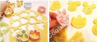 2pcs kitty cookie cutter Fondant Cake sugarcraft crafts mold modelling 