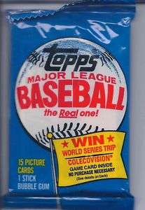1983 Topps Baseball Wax Pack Test Wrapper RARE *NM*  
