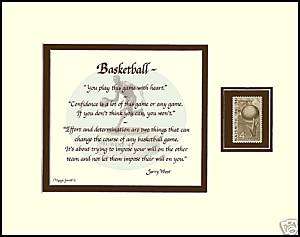 ST085   BASKETBALL QUOTES BY JERRY WEST, WVU Coliseum  