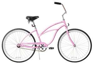 NEW 24 Beach Cruiser Bicycle Bike for lady Urban Pink  