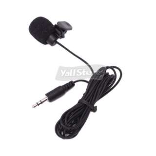 5mm Hands Free Clip On Mini Lapel Microphone For Phone /MP4 PC 