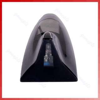   Motorcycle Tail Light Shark Fin Antenna Style Warning LED Flash Black