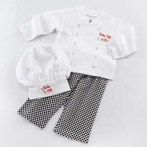Big Dreamzzz” Baby Chef Three Piece Layette in Culinary Themed 