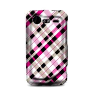 For HTC 6350 DROID INCREDIBLE 2 Check Image Case Cell Phone Cover 