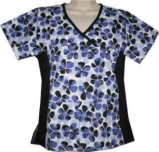 NWT CUTE BLACKSTAR SCRUB TOP VARIOUS PRINTS / STYLES  