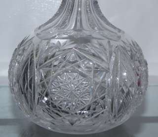 Antique Brilliant Cut Glass Perfume Decanter ABP NR  