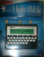 NIV 570 Bookman Electronic Holy Bible Pocket Franklin 084793998270 