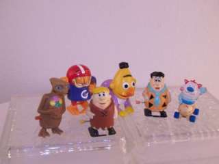 VINTAGE LOT OF 6 CARTOON CHARACTER WIND UP TOYS  