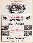 AHRA 4th Annual Spring Nationals June 1968 at Bristol program  